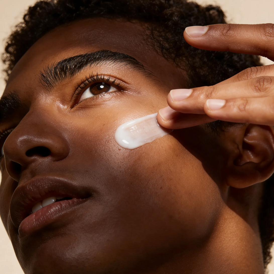 Cyspera Intensive cream application on skin