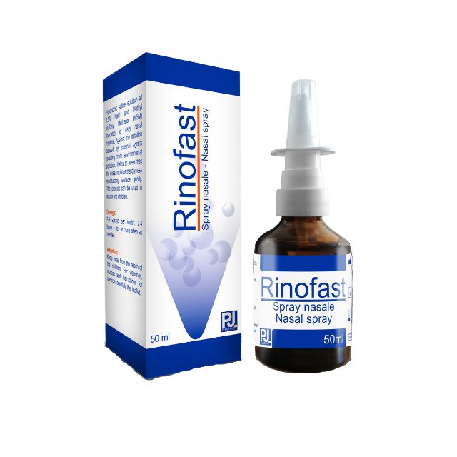 Rinofast nasal spray box and bottle – MySLF Malta