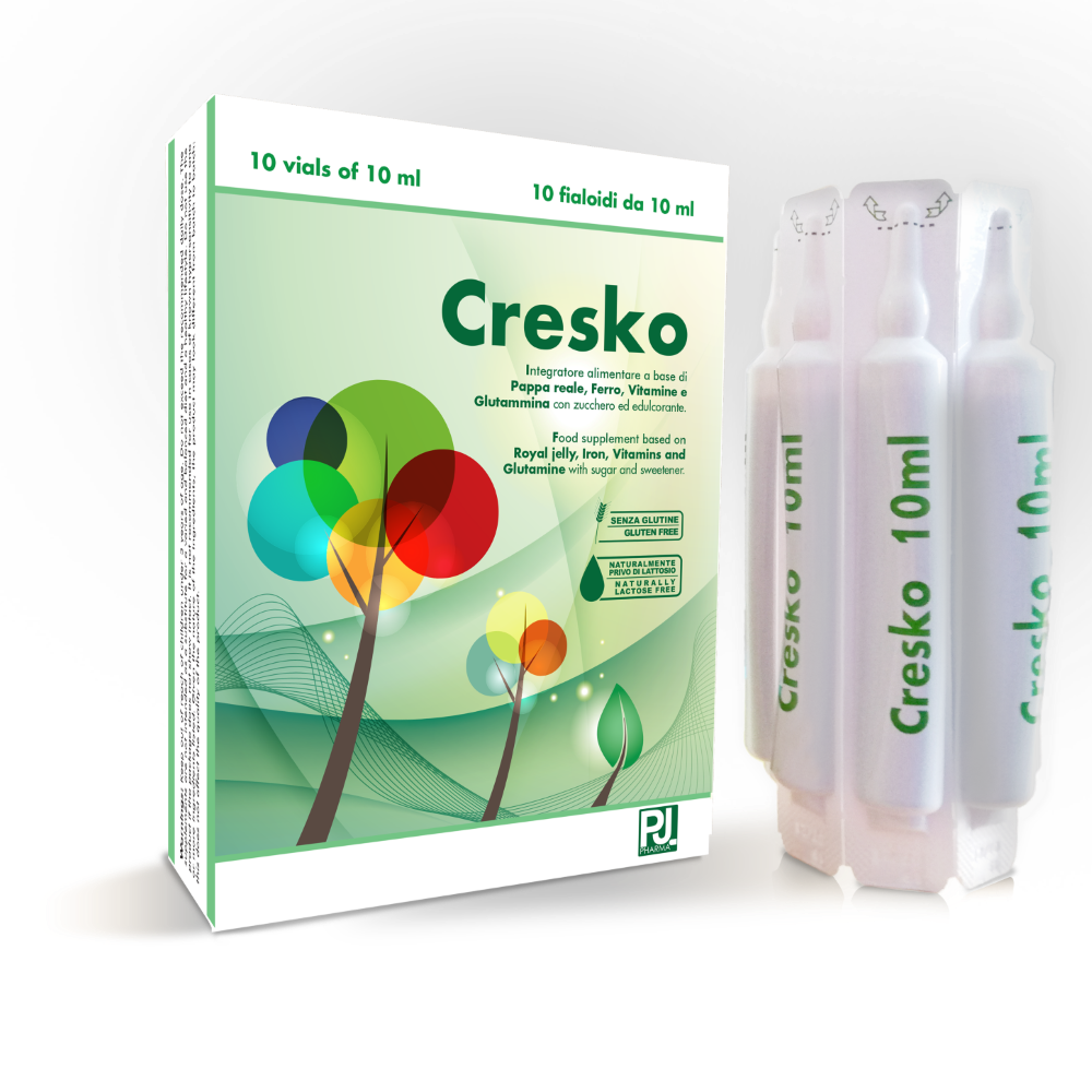 Cresko kids appetite and growth vials with box