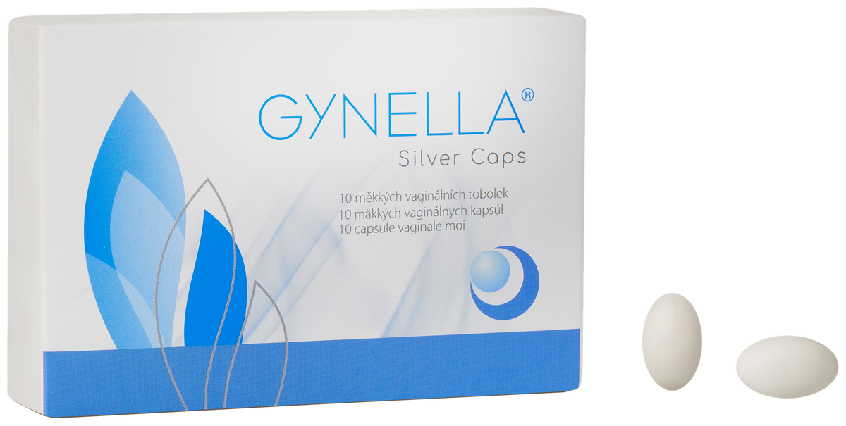 Gynella Silver Caps box with vaginal capsules