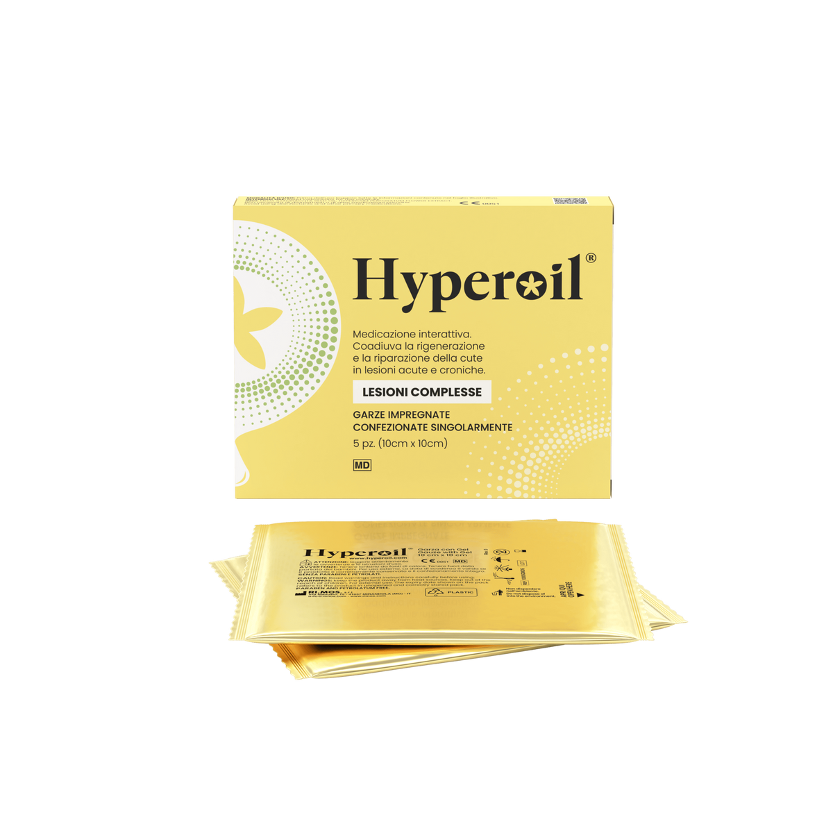 Hyperoil medicated gauzes