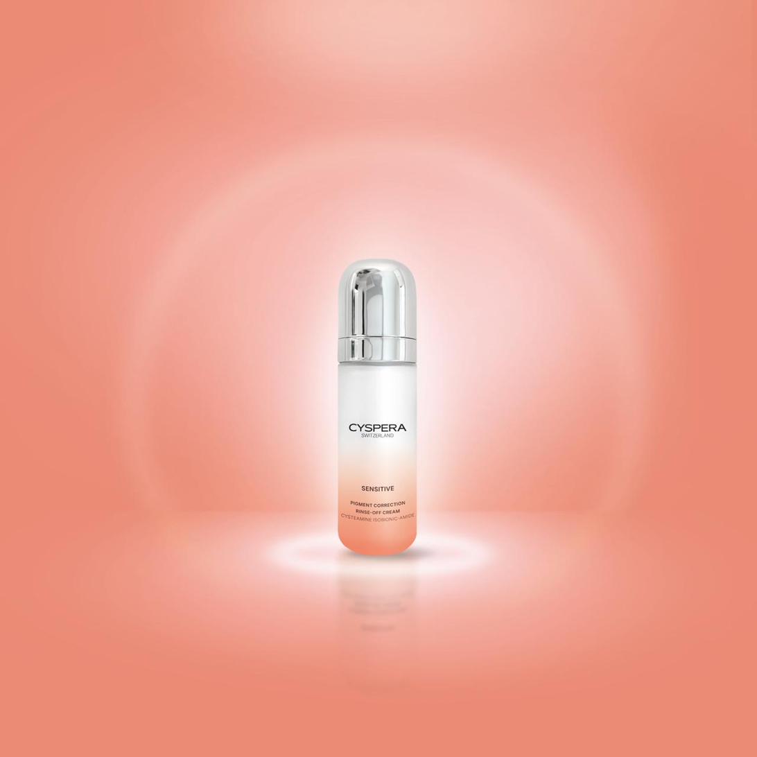 Cyspera Sensitive pigment correction cream bottle
