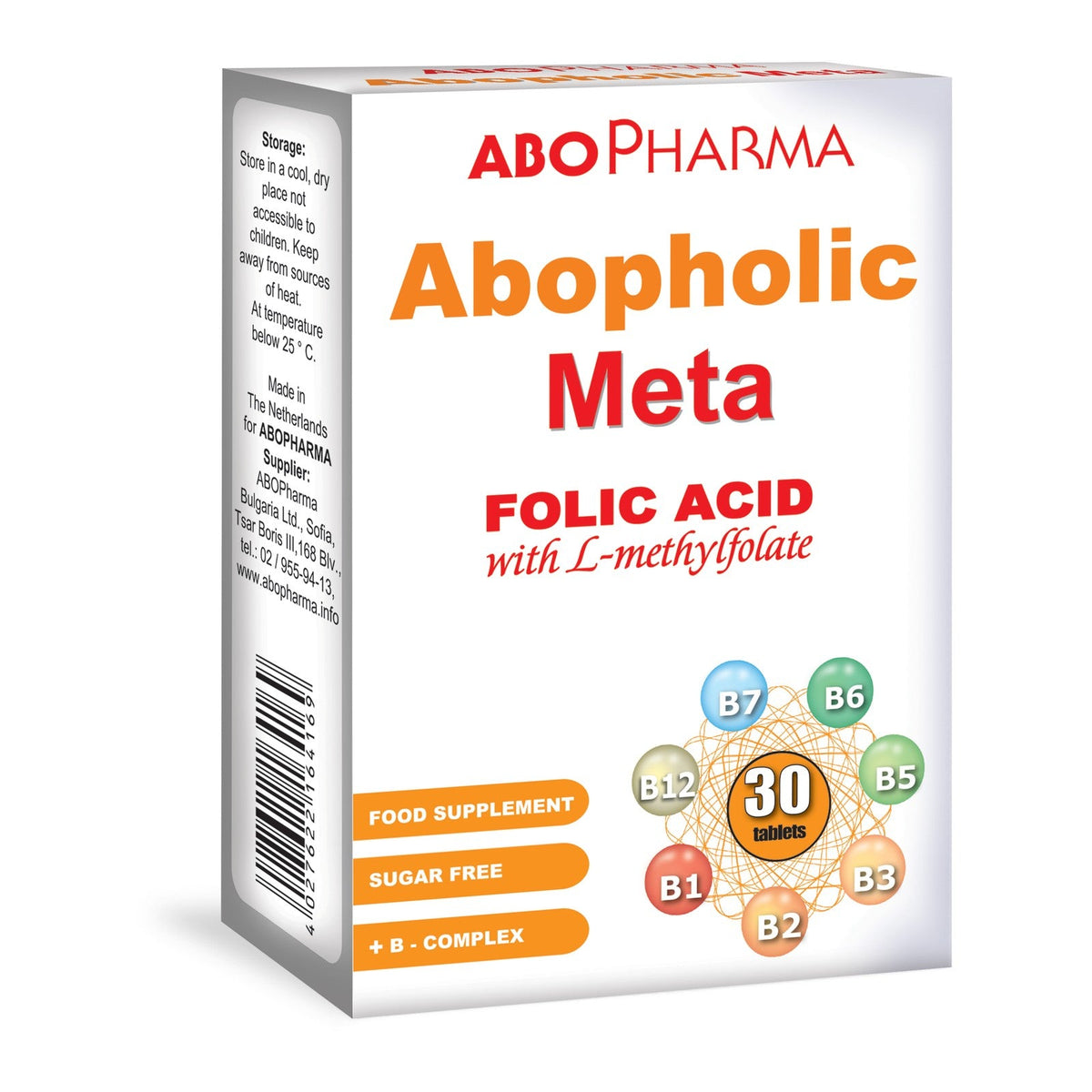 ABOpholic META – Methylated Folic Acid with B Vitamins