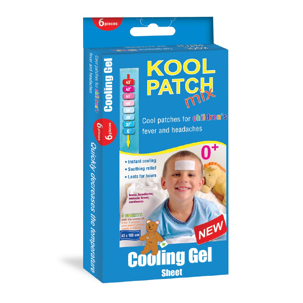 Kool Patch Mix – Cooling Gel Sheets for Kids