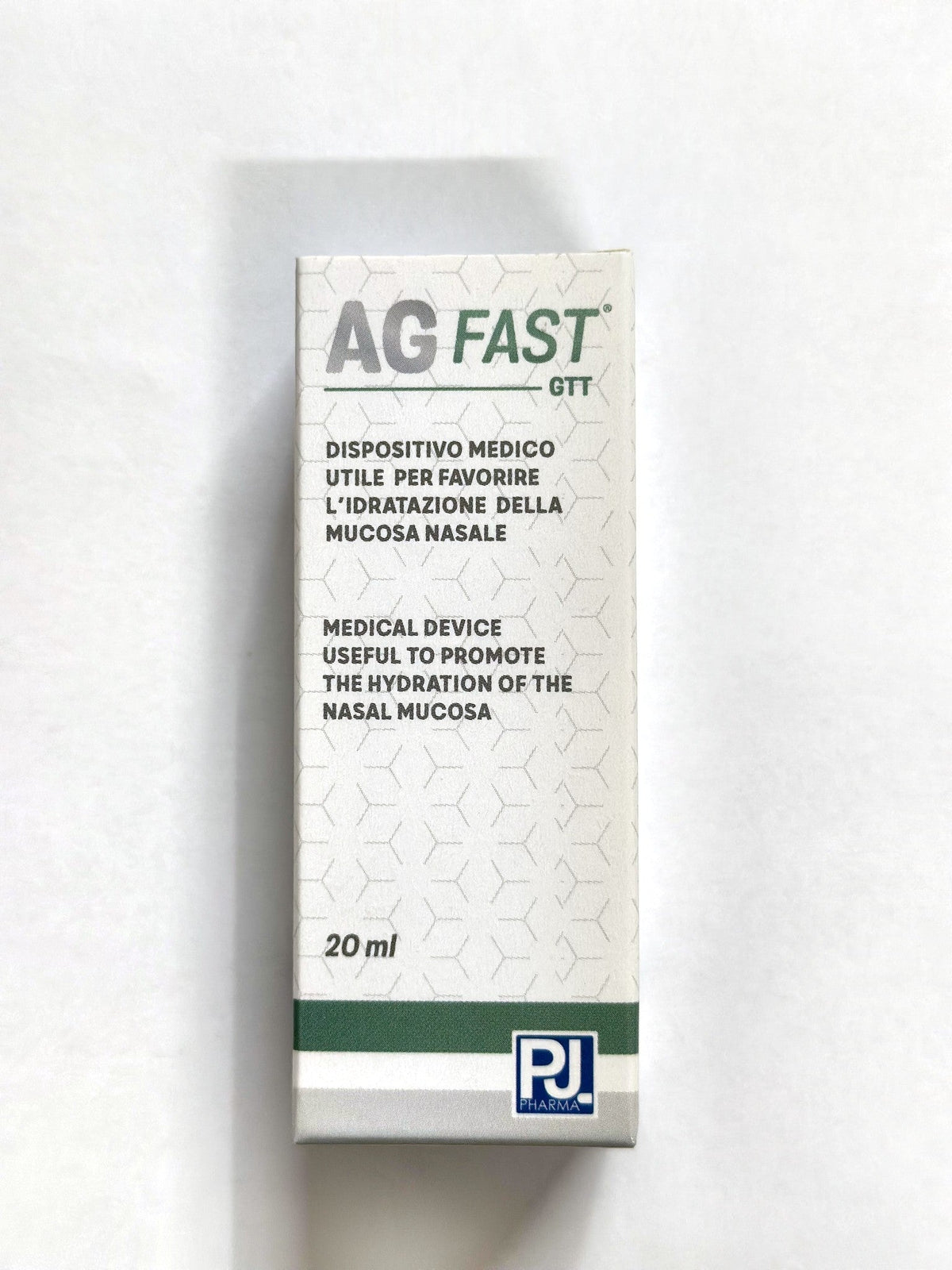 Agfast nasal gel drops 20ml box