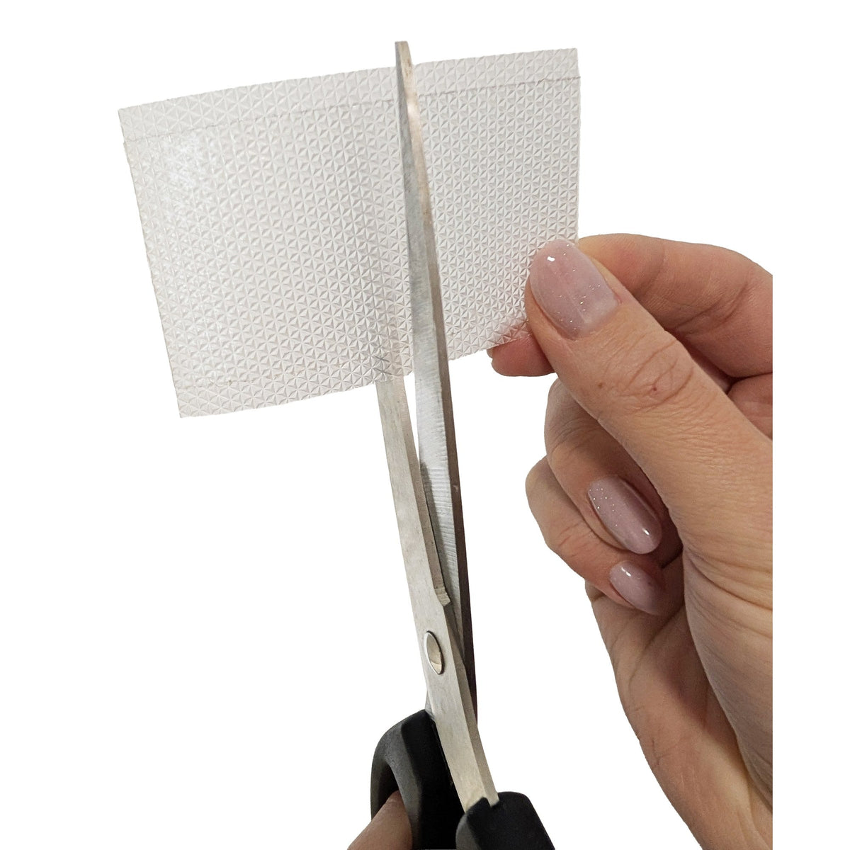 Cerederm silicone dressing can be cut to size with scissors
