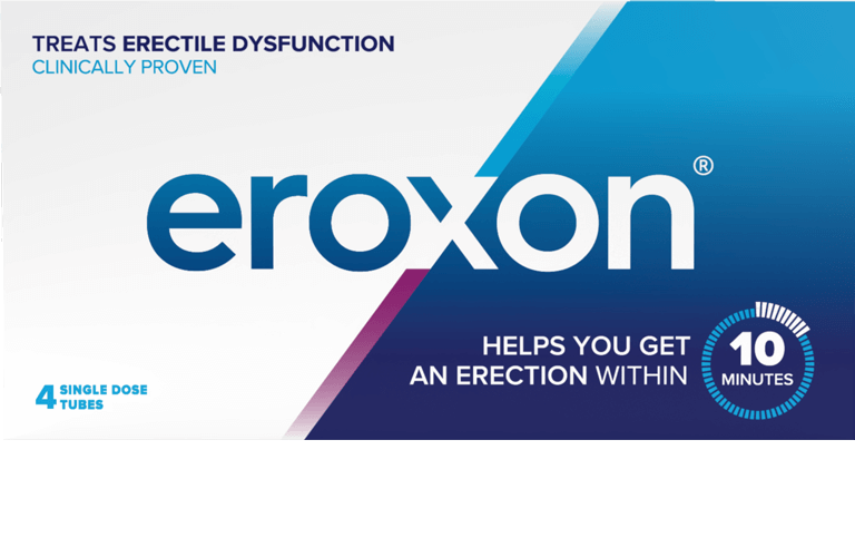 Eroxon stimulating gel for erectile dysfunction