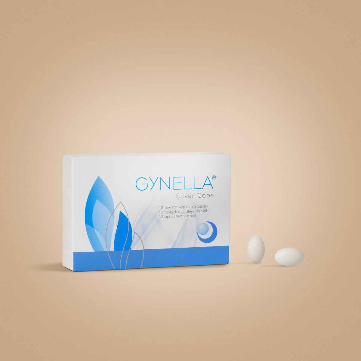 Gynella Silver Caps box with capsules