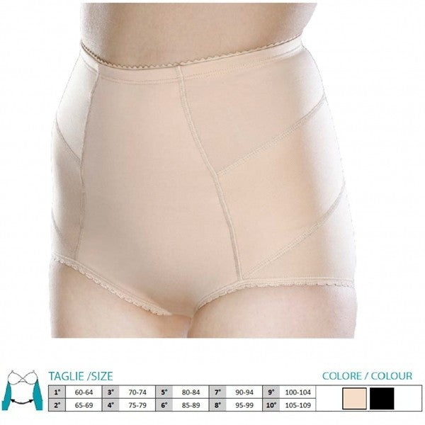 Orione 536 women's hernia support briefs, nude
